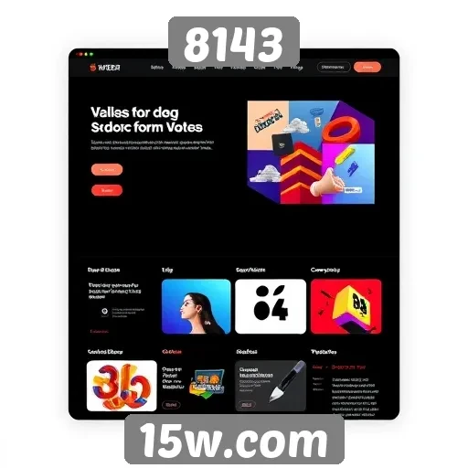 Evolução do design do site 8143 ao longo do tempo